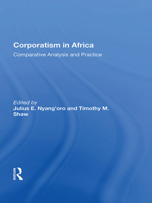 cover image of Corporatism in Africa